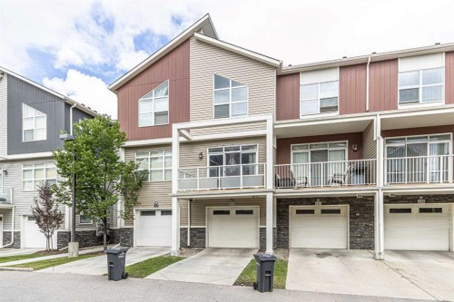 634 Redstone View Ne, Calgary, AB - Outdoor With Balcony With Facade