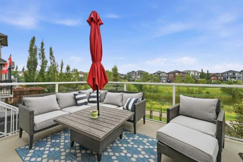 224 Kingston Way Se, Airdrie, AB - Outdoor With Deck Patio Veranda With Exterior
