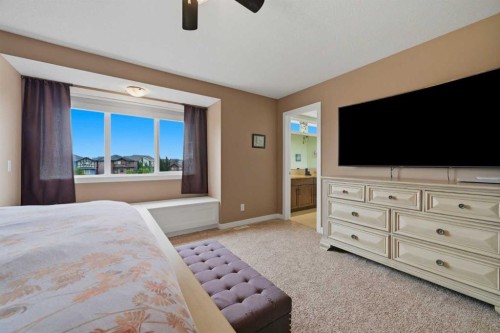 224 Kingston Way Se, Airdrie, AB - Indoor Photo Showing Bedroom
