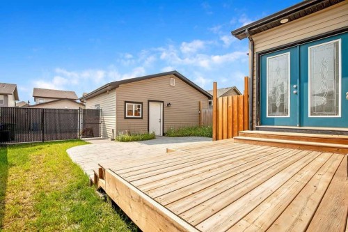 134 Prestwick Terrace Se, Calgary, AB - Outdoor With Deck Patio Veranda With Exterior