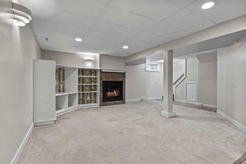 127 Fredson Drive Se, Calgary, AB - Indoor Photo Showing Basement
