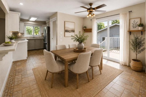 127 Fredson Drive Se, Calgary, AB - Indoor Photo Showing Dining Room