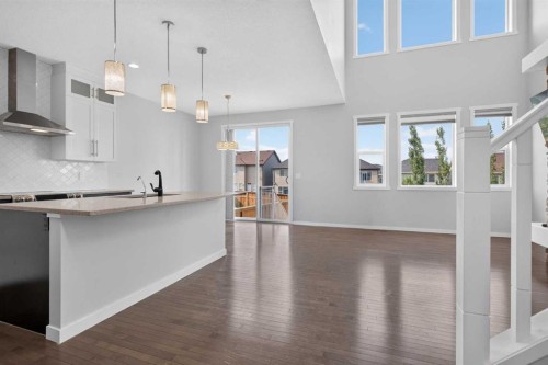 80 Nolancrest Green Nw, Calgary, AB - Indoor Photo Showing Kitchen With Upgraded Kitchen