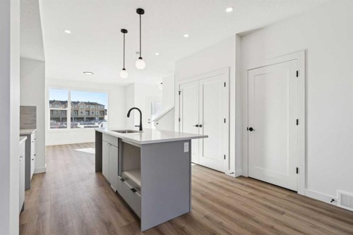 294 Belvedere Avenue Se, Calgary, AB - Indoor Photo Showing Kitchen With Upgraded Kitchen