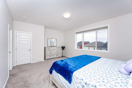 717 Windrow Manor Sw, Airdrie, AB - Indoor Photo Showing Bedroom