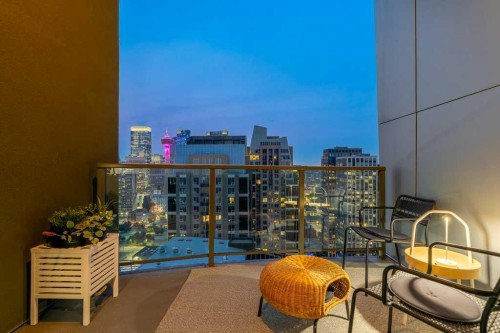 3202-210 15 Avenue Se, Calgary, AB - Outdoor With Balcony