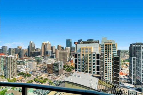 3202-210 15 Avenue Se, Calgary, AB - Outdoor With Balcony With View