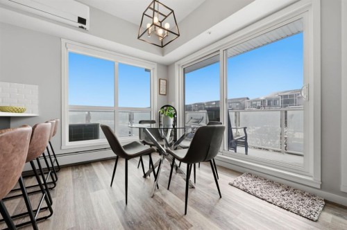 224-4150 Seton Drive Se, Calgary, AB - Indoor Photo Showing Dining Room
