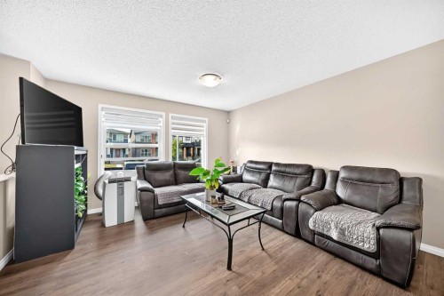 1108 Cornerstone Street Ne, Calgary, AB - Indoor Photo Showing Living Room