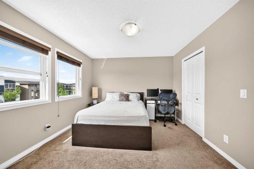 1108 Cornerstone Street Ne, Calgary, AB - Indoor Photo Showing Bedroom