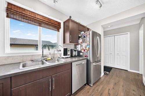 1108 Cornerstone Street Ne, Calgary, AB - Indoor Photo Showing Kitchen With Double Sink