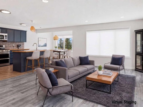 235 Arbour Stone Place Nw, Calgary, AB - Indoor Photo Showing Living Room