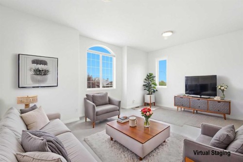 235 Arbour Stone Place Nw, Calgary, AB - Indoor Photo Showing Living Room