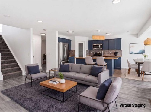 235 Arbour Stone Place Nw, Calgary, AB - Indoor Photo Showing Living Room