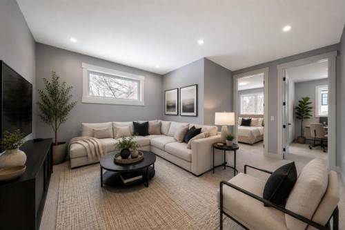 1415 27 Street Sw, Calgary, AB - Indoor Photo Showing Living Room