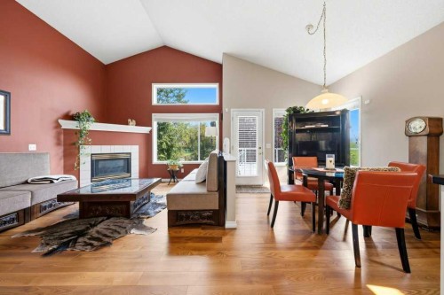 165 Douglasview Rise Se, Calgary, AB - Indoor With Fireplace