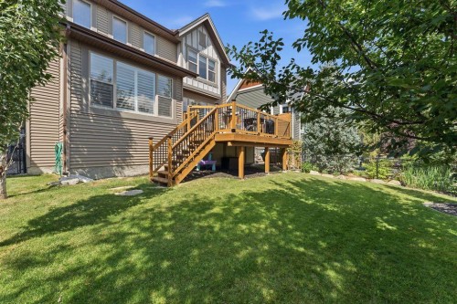 708 Coopers Square Sw, Airdrie, AB - Outdoor With Deck Patio Veranda