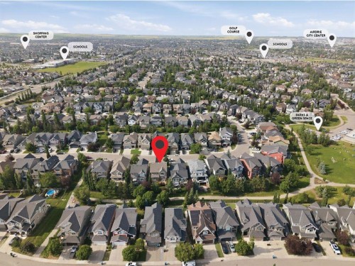 708 Coopers Square Sw, Airdrie, AB - Outdoor With View
