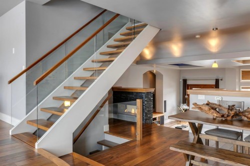 2217 8 Avenue Se, Calgary, AB - Indoor Photo Showing Other Room With Fireplace