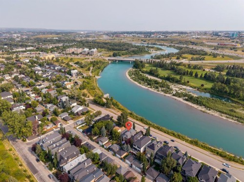2217 8 Avenue Se, Calgary, AB - Outdoor With Body Of Water With View