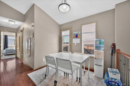 139 Silverado Way Sw, Calgary, AB - Indoor Photo Showing Dining Room