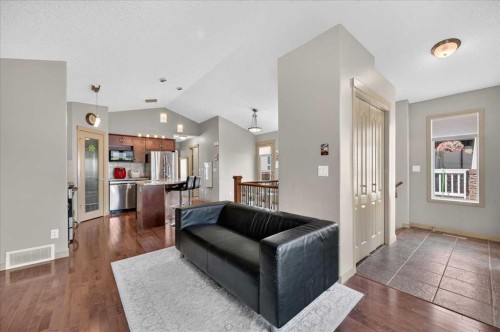 139 Silverado Way Sw, Calgary, AB - Indoor Photo Showing Living Room