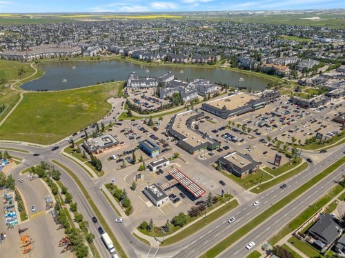 44 Harvest Oak Way Ne, Calgary, AB - Outdoor With Body Of Water With View