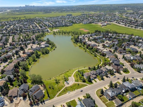 44 Harvest Oak Way Ne, Calgary, AB - Outdoor With Body Of Water With View