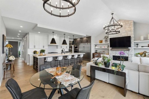 13 Sunvalley View, Cochrane, AB - Indoor Photo Showing Dining Room