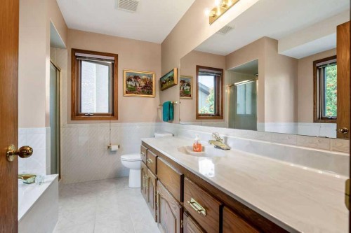 208 Hawkview Manor Place Nw, Calgary, AB - Indoor Photo Showing Bathroom