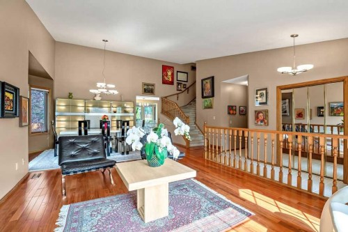 208 Hawkview Manor Place Nw, Calgary, AB - Indoor Photo Showing Living Room