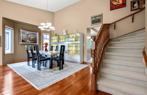 208 Hawkview Manor Place Nw, Calgary, AB - Indoor Photo Showing Dining Room