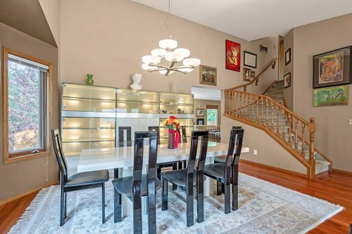 208 Hawkview Manor Place Nw, Calgary, AB - Indoor Photo Showing Dining Room