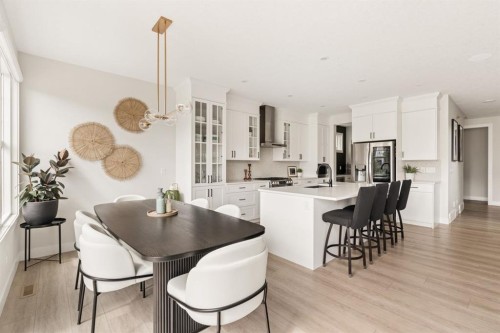 1129 Cranbrook Gardens Se, Calgary, AB - Indoor Photo Showing Dining Room