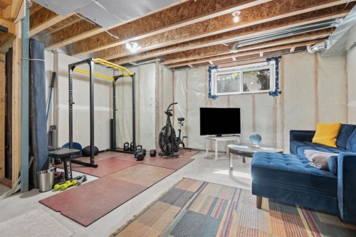 44 D'Arcy Boulevard, Okotoks, AB - Indoor Photo Showing Basement
