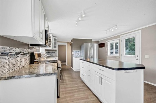 197 Spring Dale Circle Se, Airdrie, AB - Indoor Photo Showing Kitchen With Upgraded Kitchen