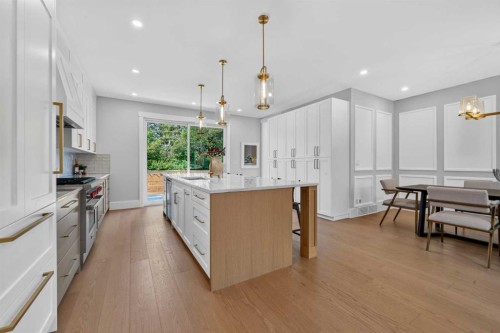 88 Woodlark Drive Sw, Calgary, AB - Indoor Photo Showing Kitchen With Upgraded Kitchen
