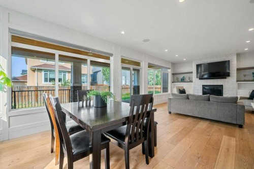 244 Sandpiper Boulevard, Chestermere, AB - Indoor With Fireplace