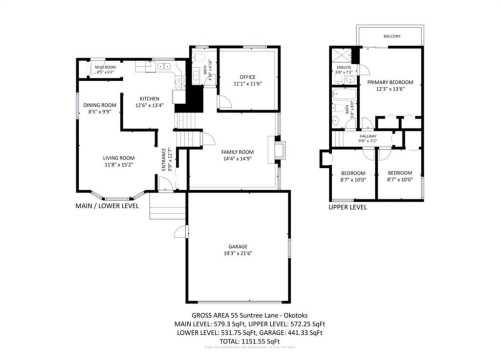 55 Suntree Lane, Okotoks, AB 