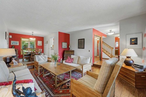 75 Deerbrook Road Se, Calgary, AB - Indoor Photo Showing Living Room