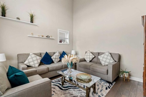 130 Silverado Plains Park Sw, Calgary, AB - Indoor Photo Showing Living Room