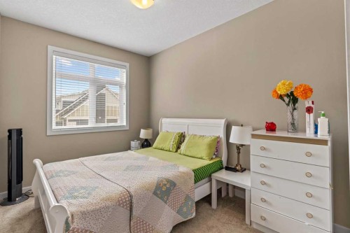 130 Silverado Plains Park Sw, Calgary, AB - Indoor Photo Showing Bedroom