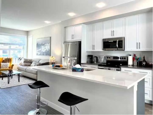 148 Carrington Boulevard Nw, Calgary, AB - Indoor Photo Showing Kitchen
