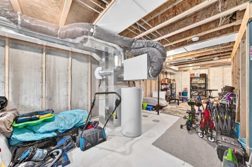 112 Carrington Boulevard Nw, Calgary, AB - Indoor Photo Showing Basement