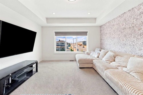 170 Chelsea Road, Chestermere, AB - Indoor Photo Showing Living Room
