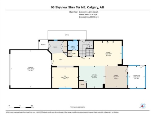 93 Skyview Shores Terrace Ne, Calgary, AB 