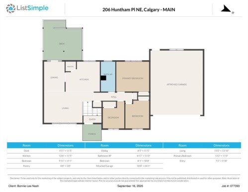 206 Huntham Place Ne, Calgary, AB 