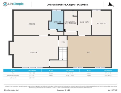 206 Huntham Place Ne, Calgary, AB 