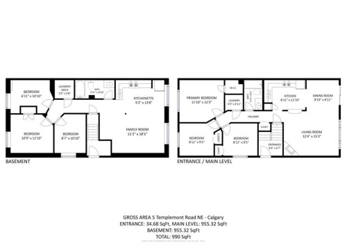 5 Templemont Road Ne, Calgary, AB 
