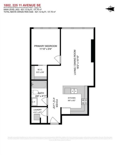 1802-225 11 Avenue Se, Calgary, AB 